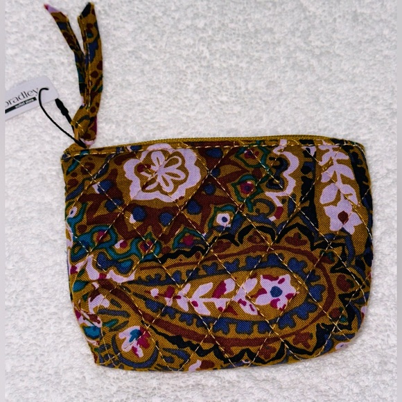 NWT Vera Bradley Essential Zip Top Pouch. Retired Pattern Buta Spray. - Picture 5 of 9